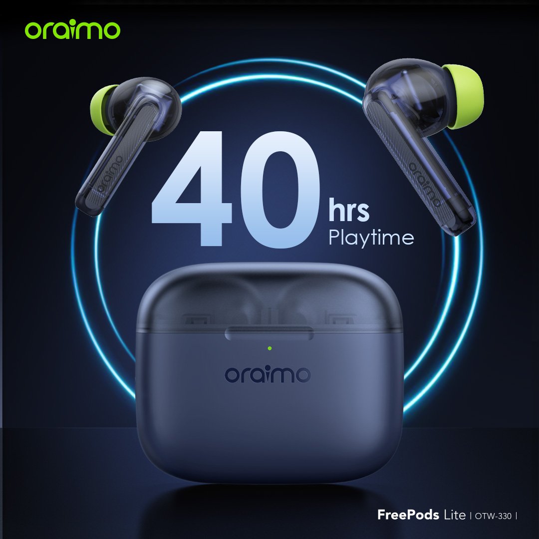 Oraimo FreePods Lite Earbuds (App Control)