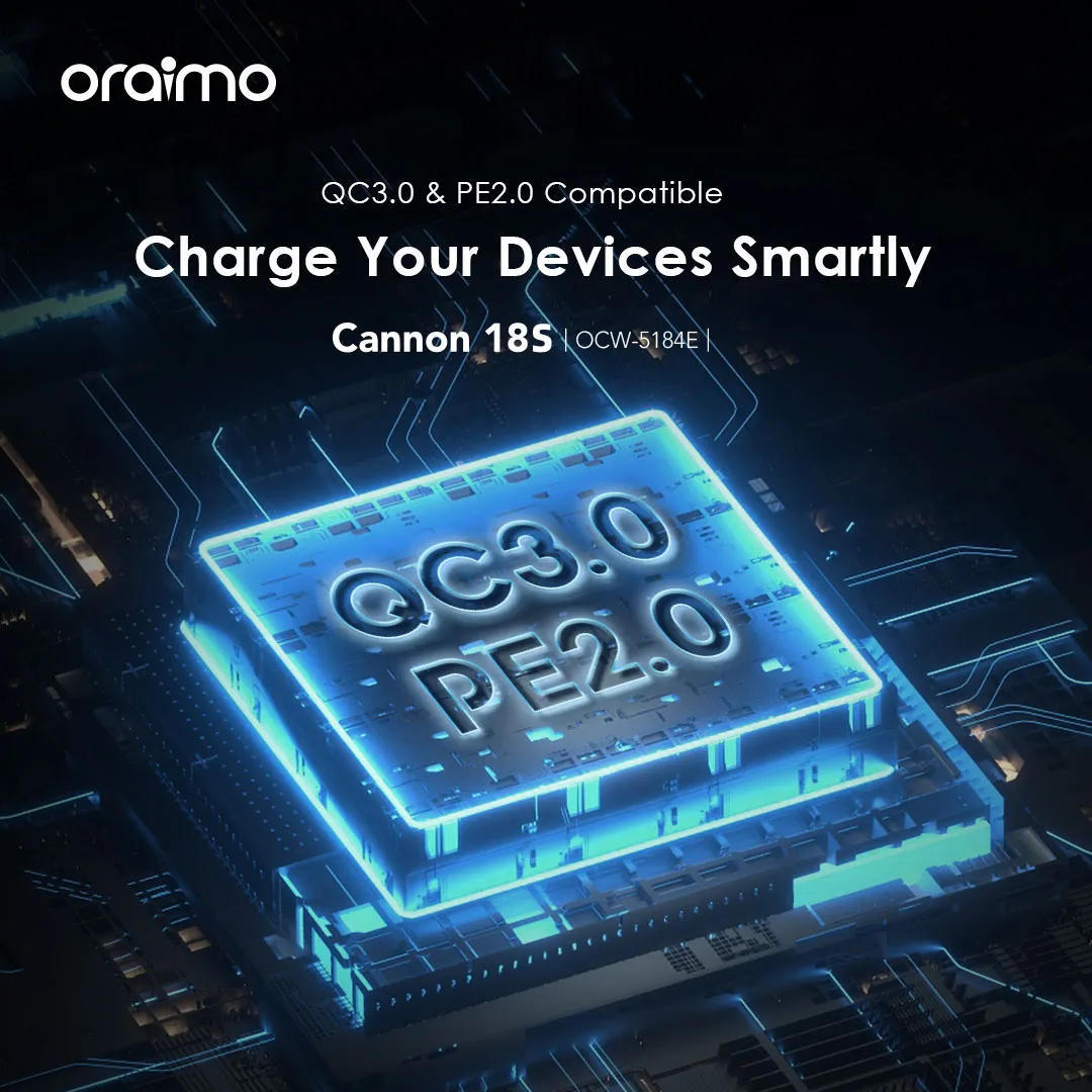 oraimo Cannon 18S oraimo Cannon 18S 18W Wall Charger Kit