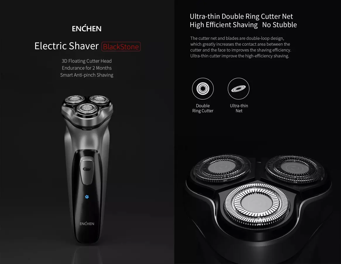 Xiaomi Enchen Blackstone 3D Electric Shaver