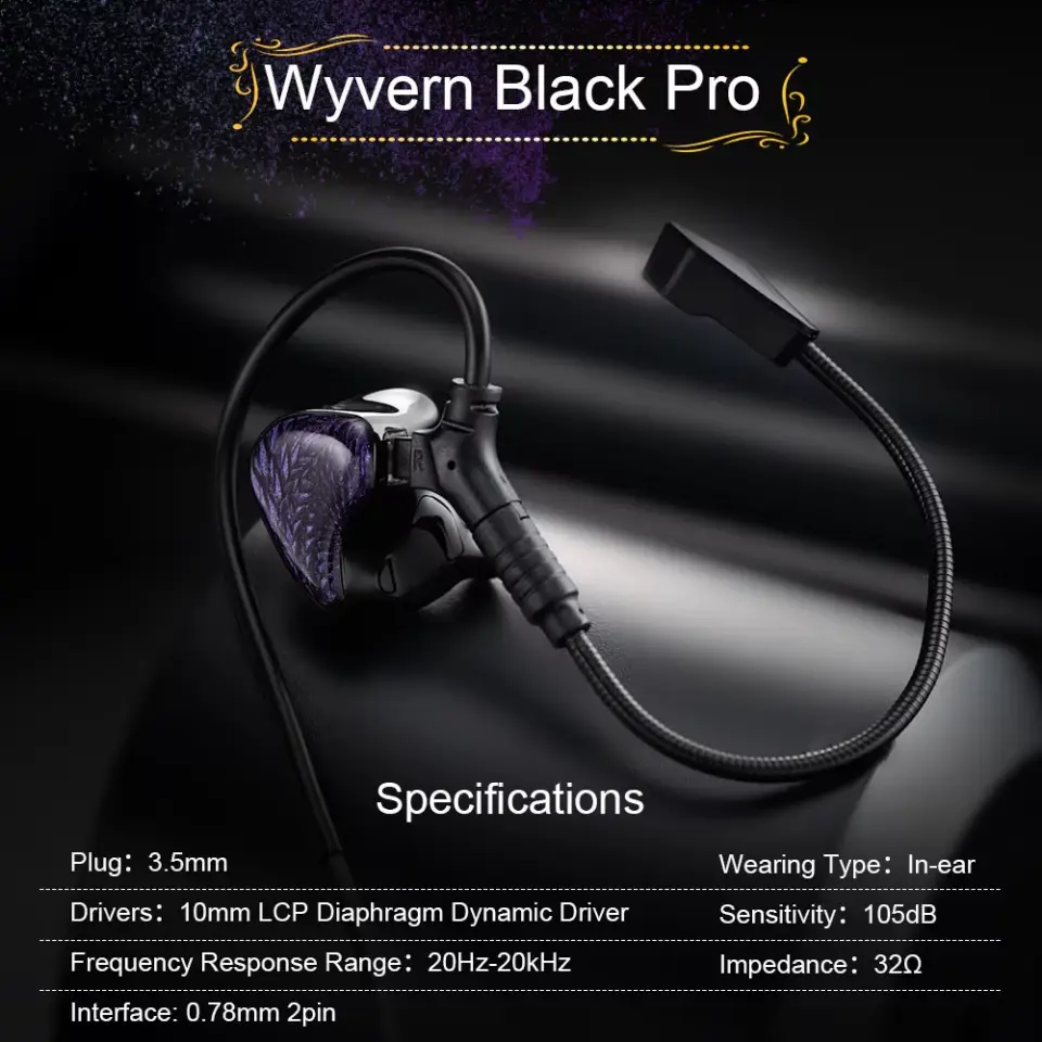 Kinera Celest Wyvern Pro Type C With Detachable Boom Microphone IEM