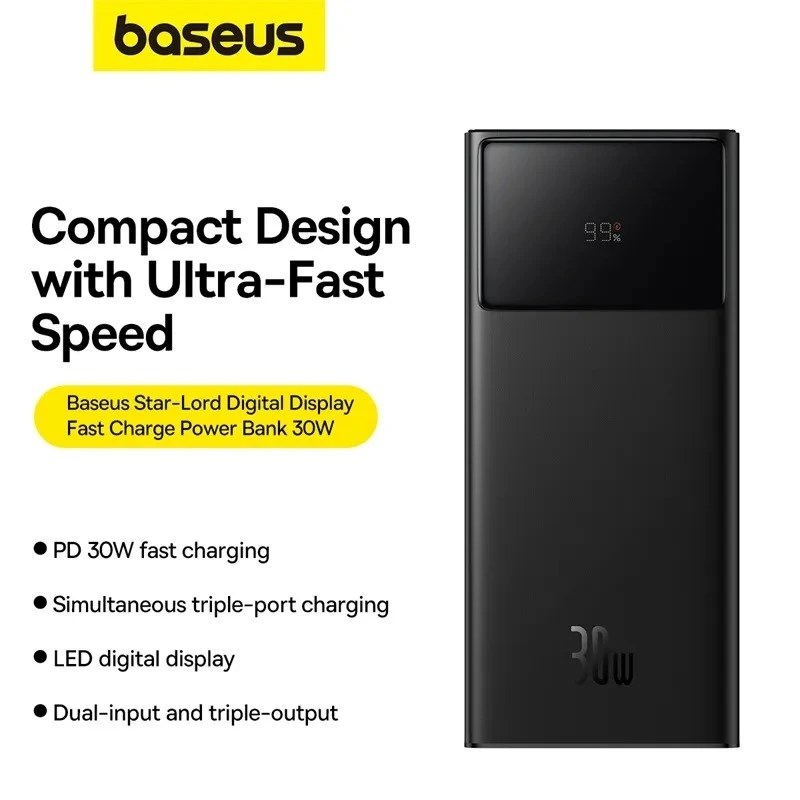 30W Power Bank With Digital Display