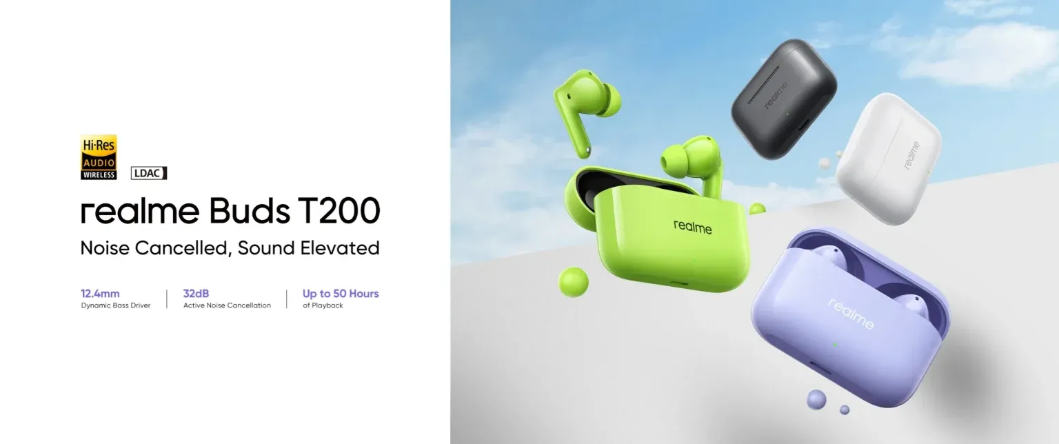realme Buds T200 TWS