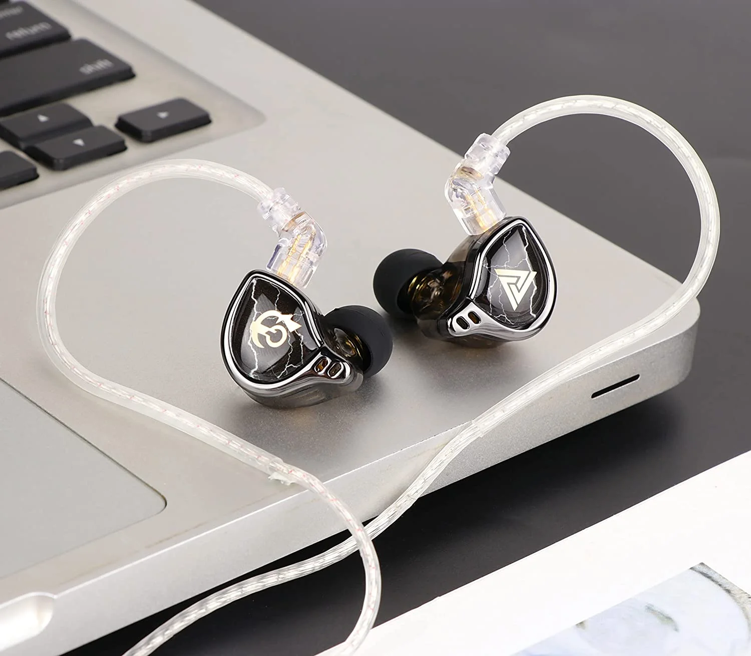 QKZ x HBB Titanium-Coated Diaphragm Driver Earphones (Mic) price bd
