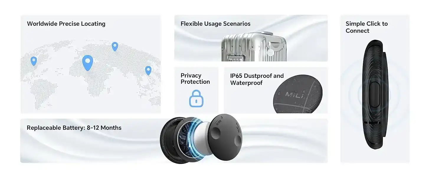 MiLi LiTag Duo Smart Finder for both Android & iOS
