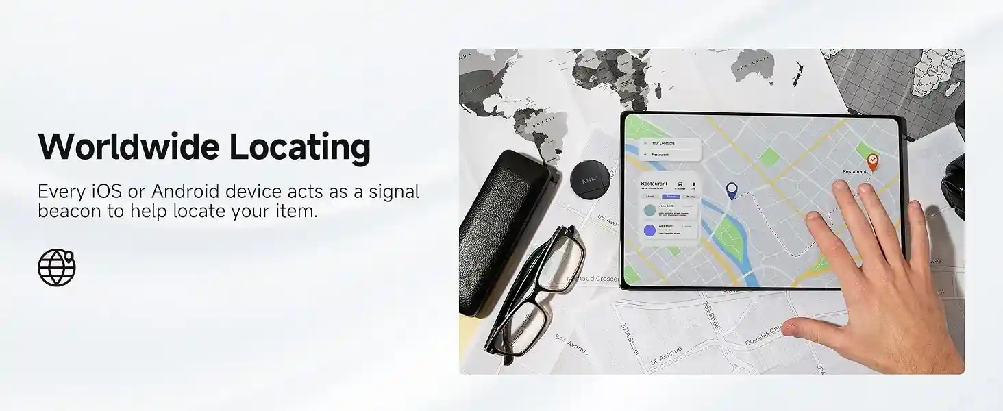MiLi LiTag Duo Smart Finder for both Android & iOS
