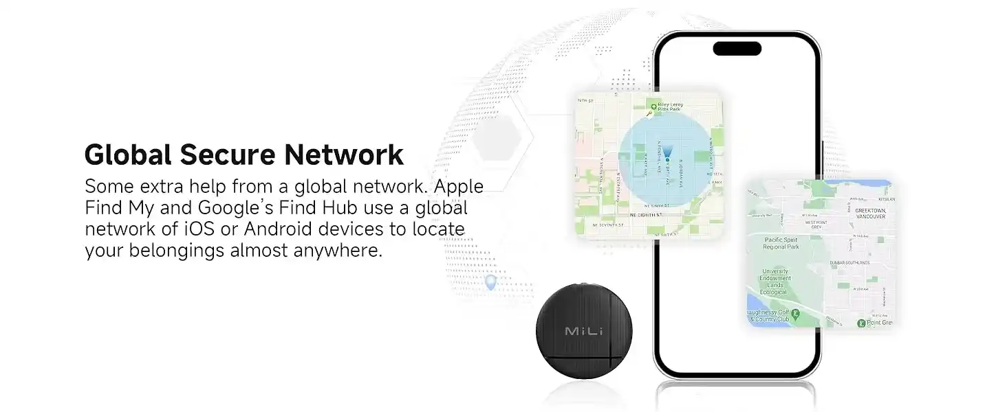 MiLi LiTag Duo Smart Finder for both Android & iOS
