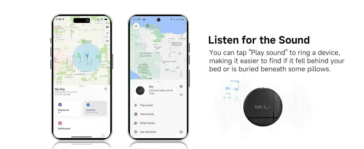 MiLi LiTag Duo Smart Finder for both Android & iOS

