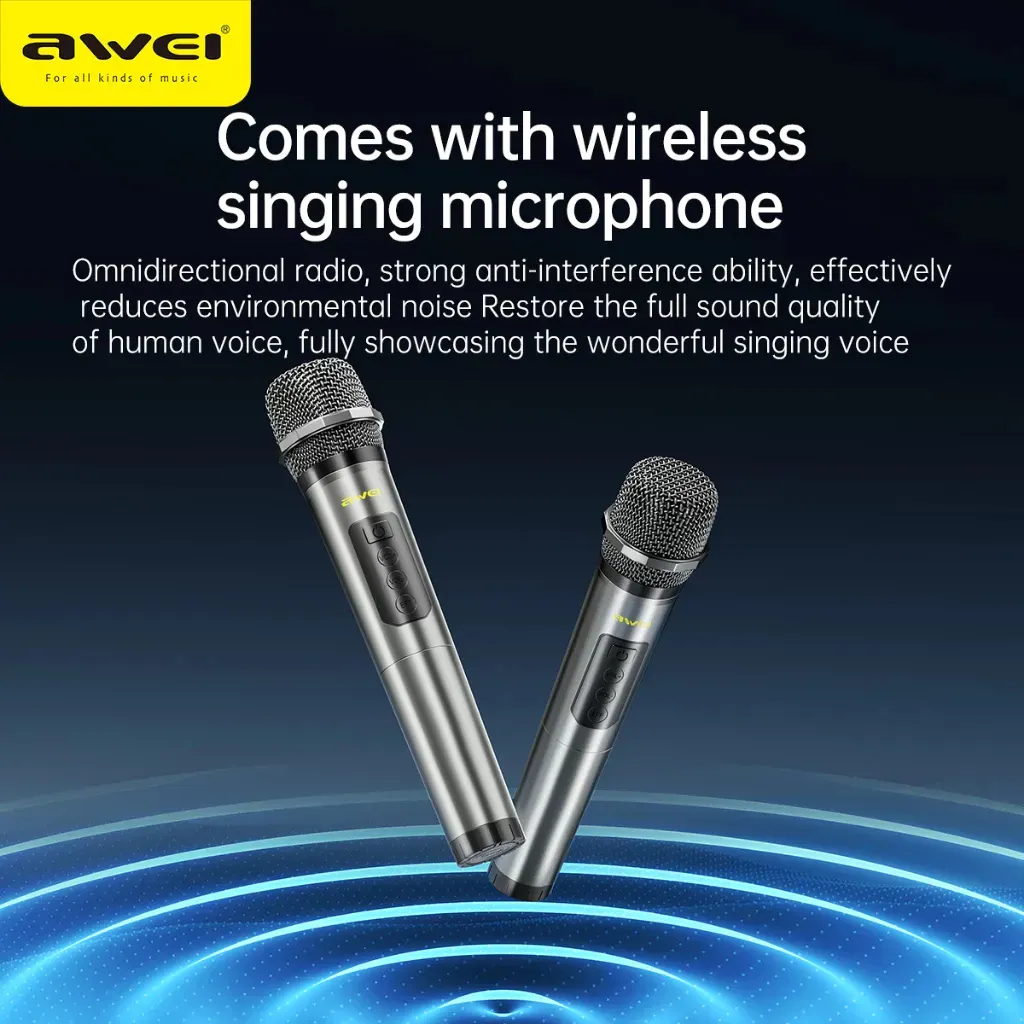 AWEI KT28 30W Wireless Karaoke Bluetooth Speaker