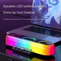 Yinstech Z10 RGB Subwoofer HiFi LED wireless Bluetooth Speaker