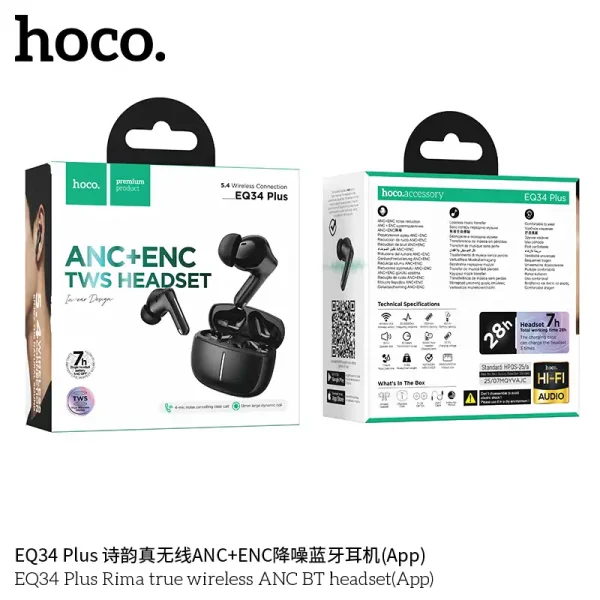Hoco EQ34 Plus Rima New Wireless Earbuds BT
