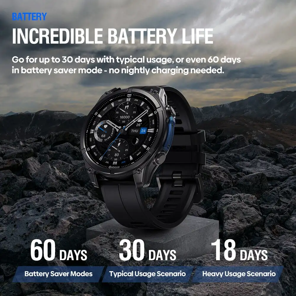 Zeblaze Vibe 8 Rugged Smart watch