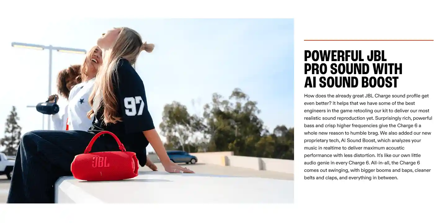 JBL Charge 6 Portable Wireless Speaker