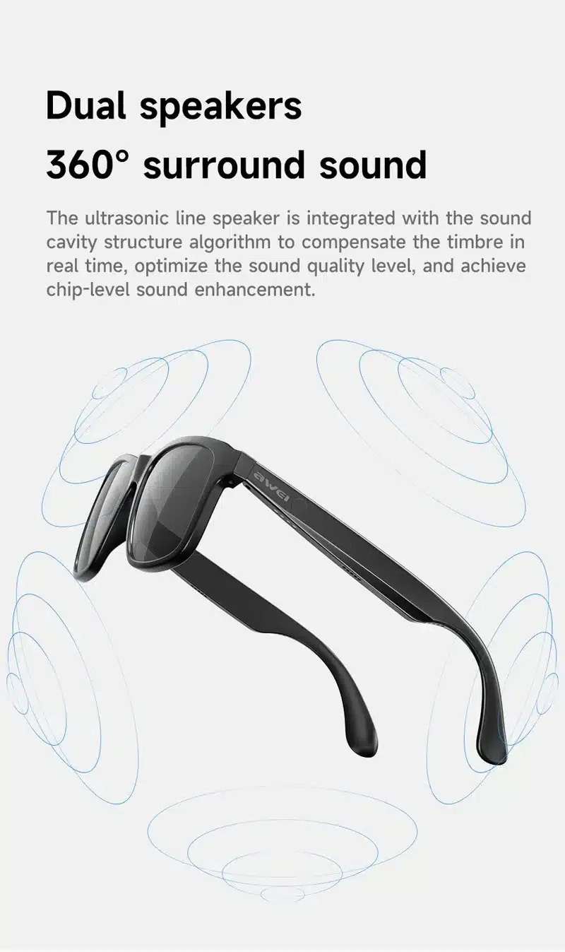 AWEI GL2 Open Smart Audio Glasses
