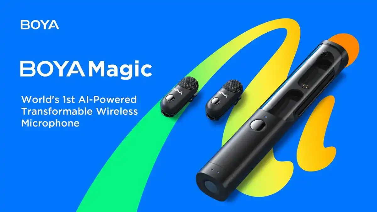 Boya Magic-03 AI-Powered Transformable Wireless Microphone 