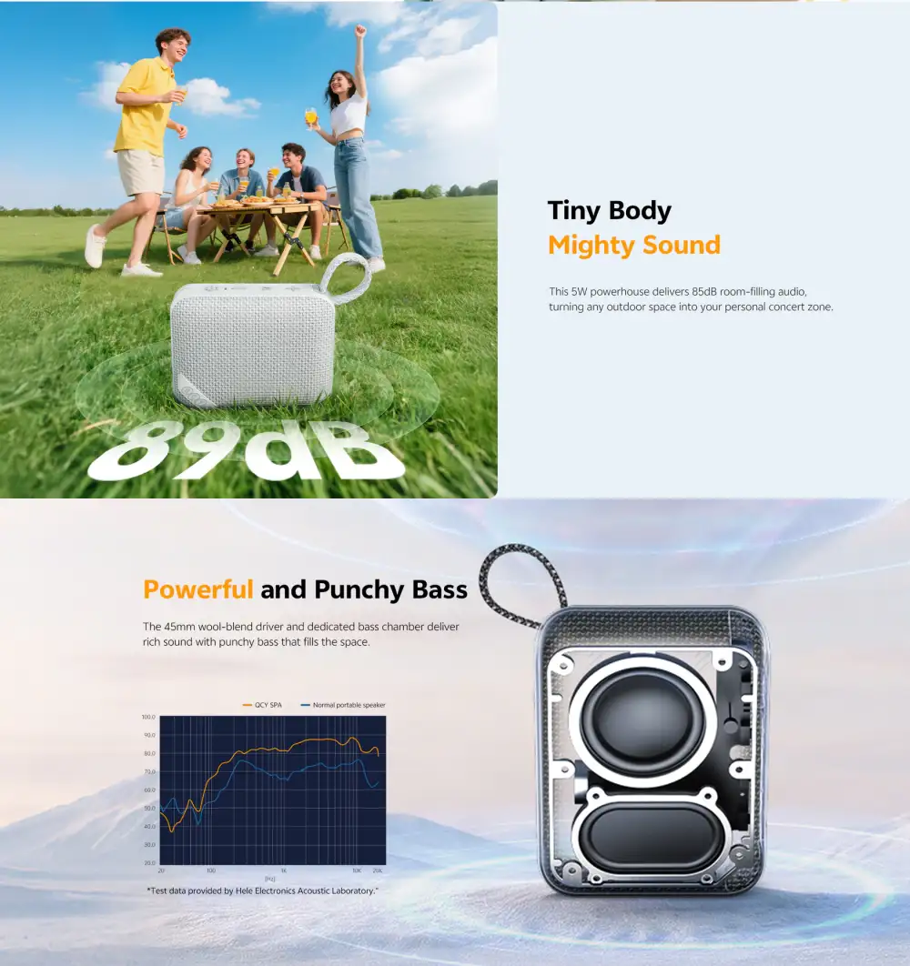 QCY SP2 Portable Wireless Speaker