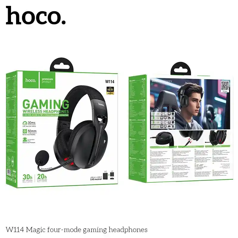 Hoco W114 Magic Four-Mode Gaming Headphones