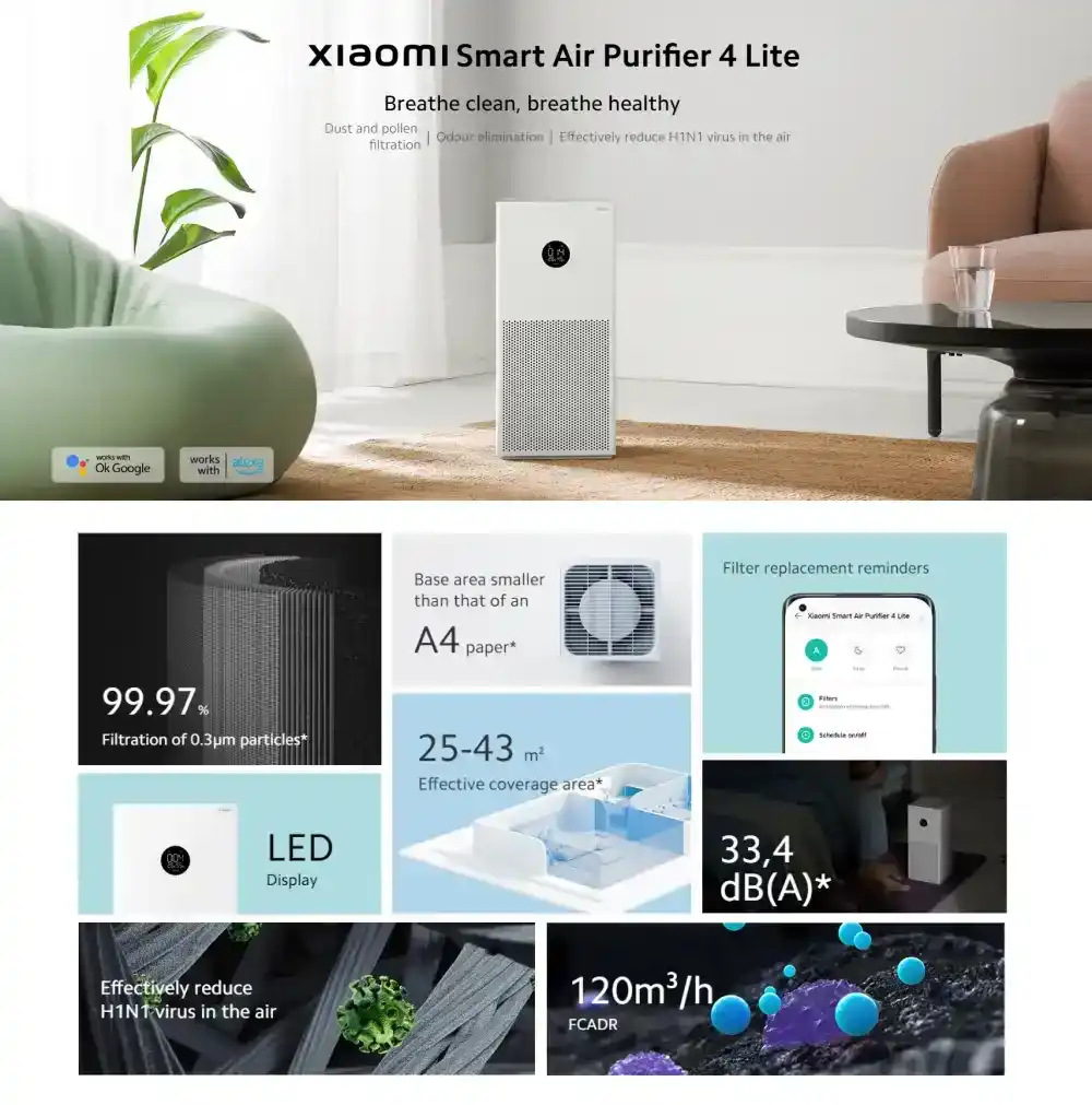 Xiaomi Smart Air Purifier 4 Lite