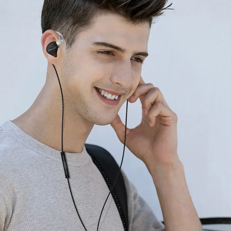 ACEFAST L11 Hybrid Drivers Wired Earphones with Mic