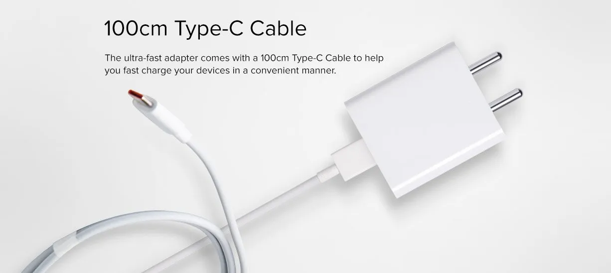 Xiaomi 33W Charger Set with Type-C Cable