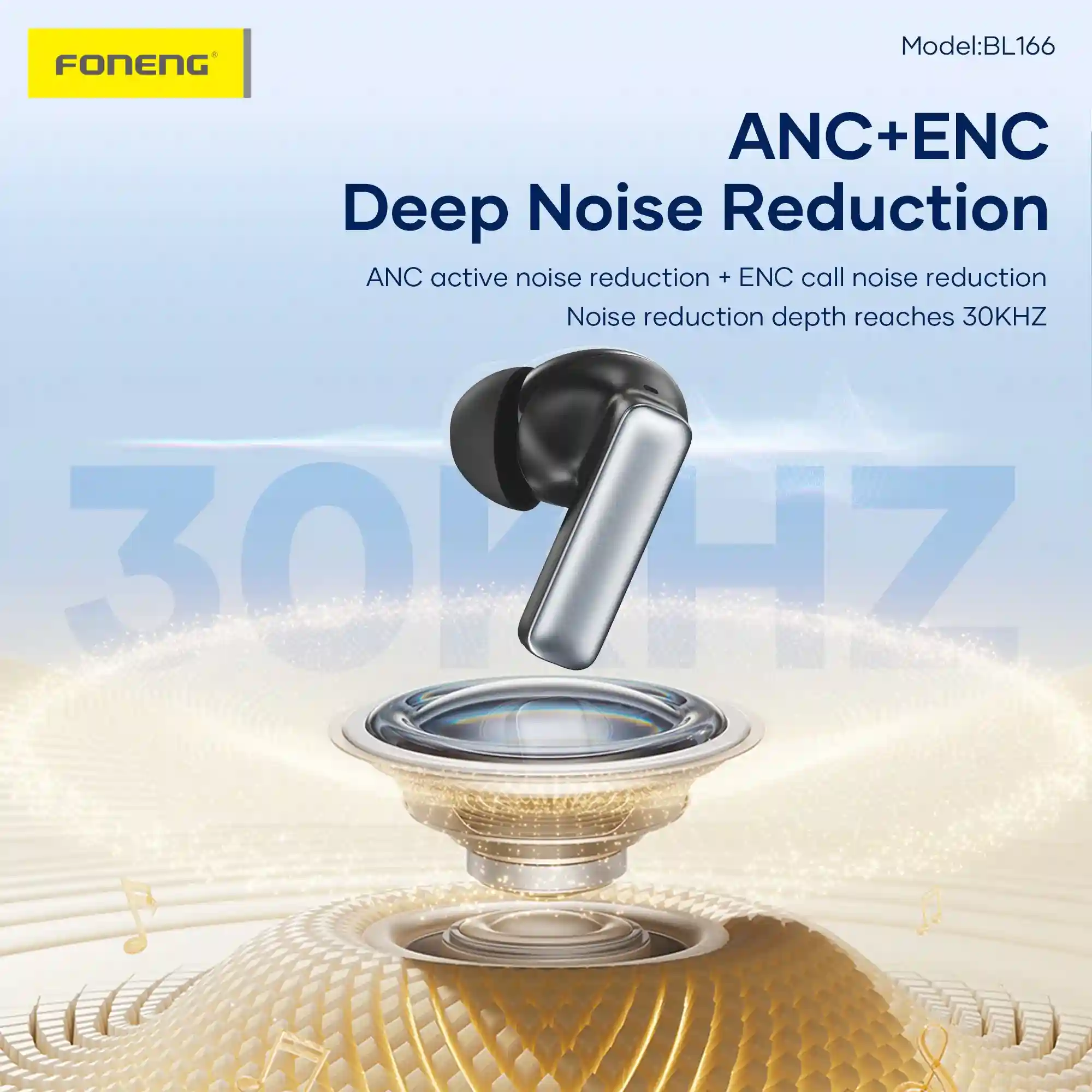 Foneng BL166 Sliding-Lid ANC True Wireless Earbuds