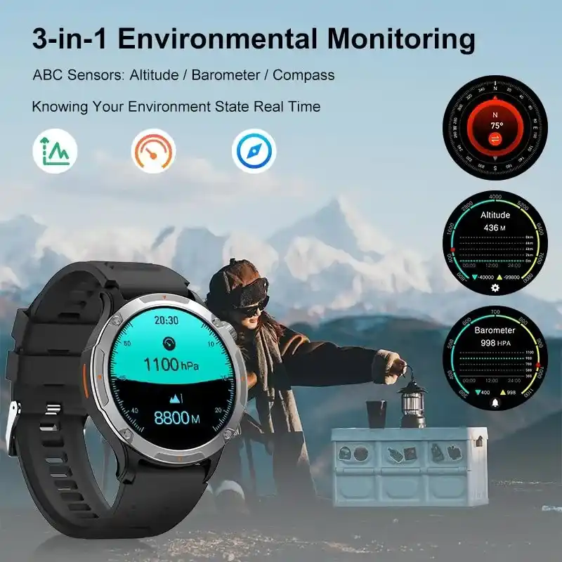 KFI GTR Rugged GPS Smart Watch