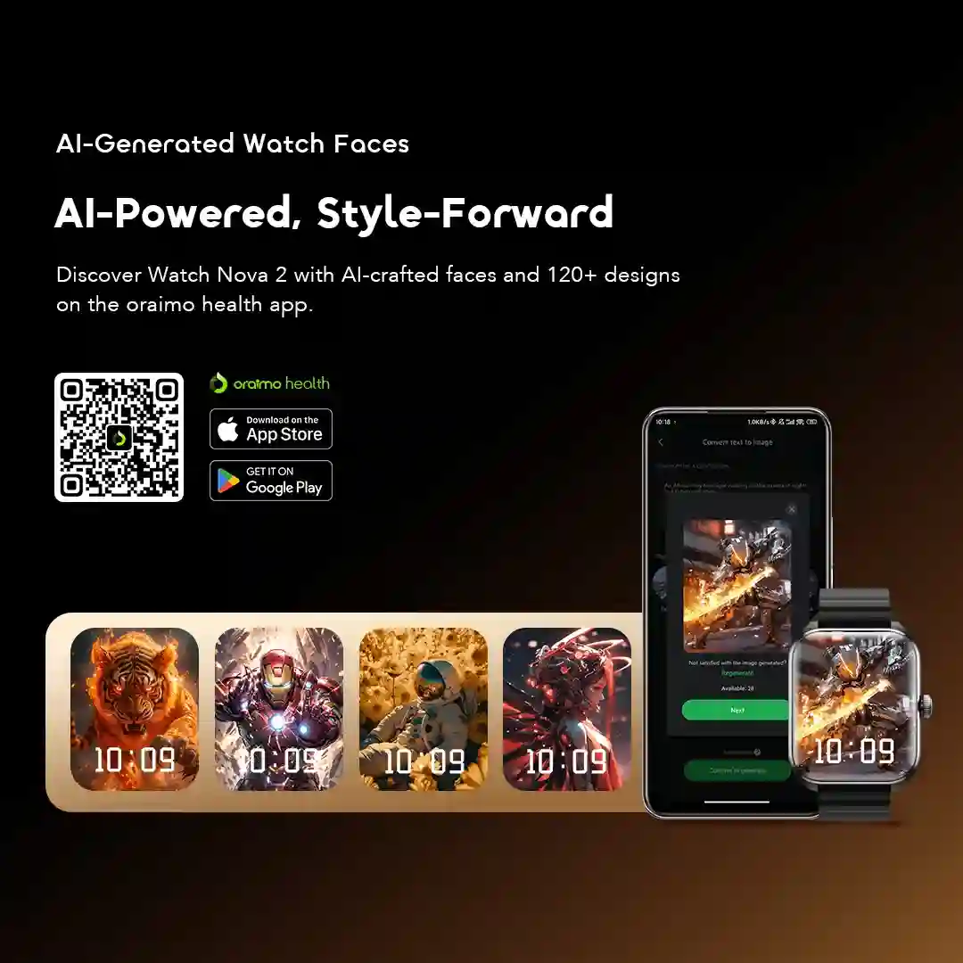 Oraimo Watch Nova 2 AMOLED Smartwatch