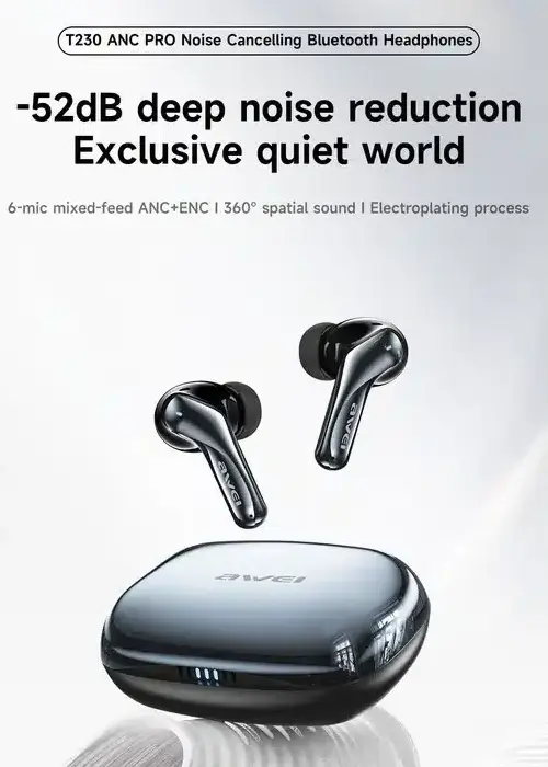 Awei T230 ANC Pro Wireless Earbuds