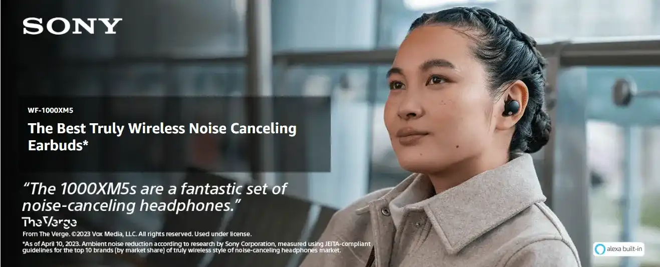 Sony WF-1000XM5 NC TWS Earbuds