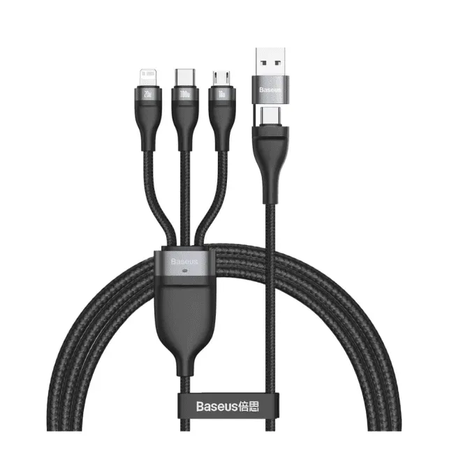 Baseus 100W Two-for-three Flash Series Fast Charging Data Cable