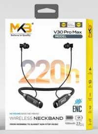 MKB V30 PRO MAX ENC WIRELESS NECKBAND 220H