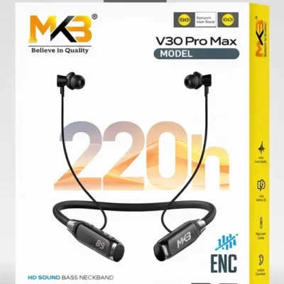 MKB V30 PRO MAX ENC WIRELESS NECKBAND 220H