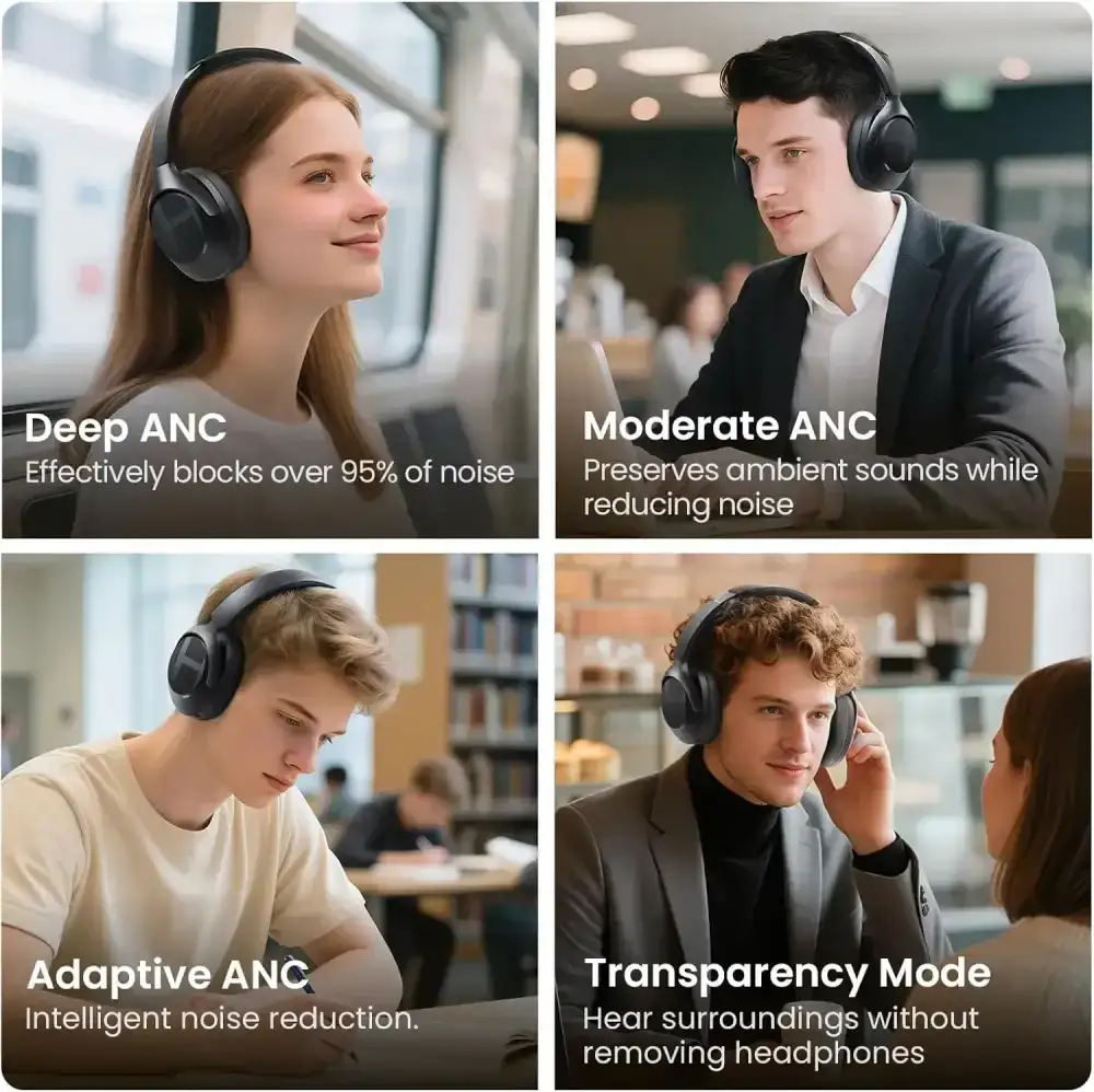 HAYLOU S40 ANC Wireless Over Ear Headphone 