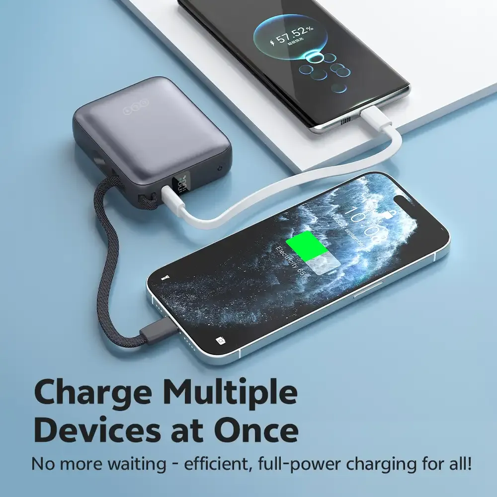 QCY PB10C 10000mAh 35W PD Fast Charging Mini Power bank
