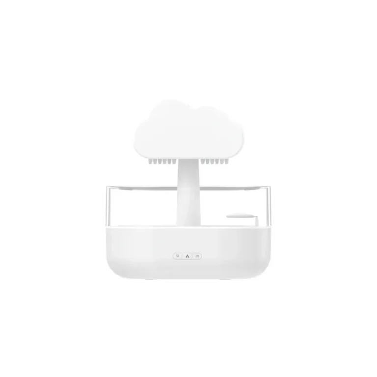 Rain Cloud Night Light Humidifier With Raining Water Drop Sound And 7 Color Led Light 200ml
