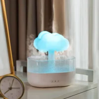 Rain Cloud Night Light Humidifier With Raining Water Drop Sound And 7 Color Led Light 200ml