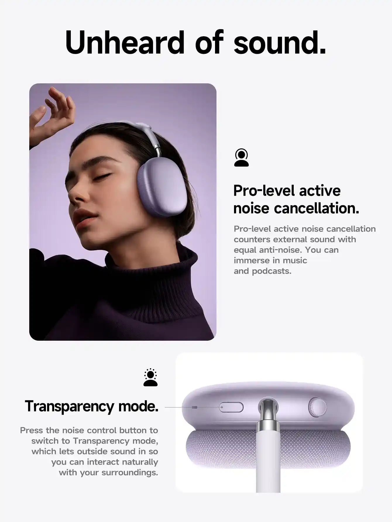 HOCO W65 Plus ANC Bluetooth Headphones