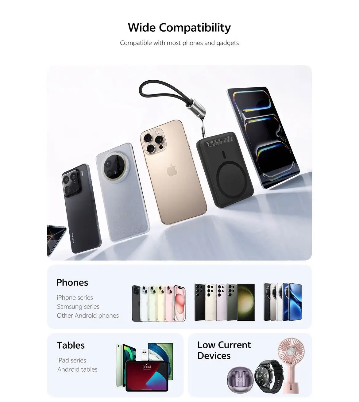 QCY PBW10A Magnetic Wireless Power Bank 22.5W