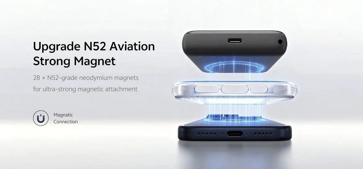 QCY PBW10A Magnetic Wireless Power Bank 22.5W