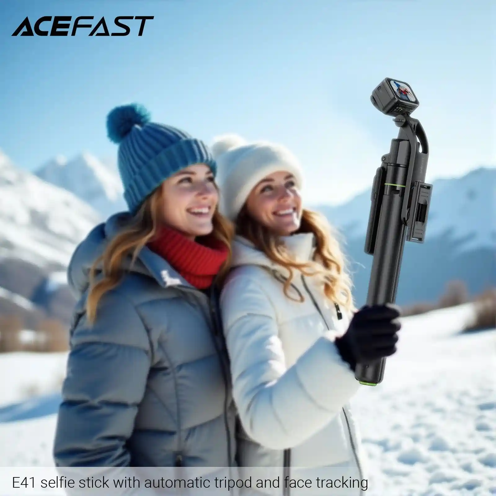 ACEFAST E41 Selfie Stick with Automatic Tripod & Face Tracking
