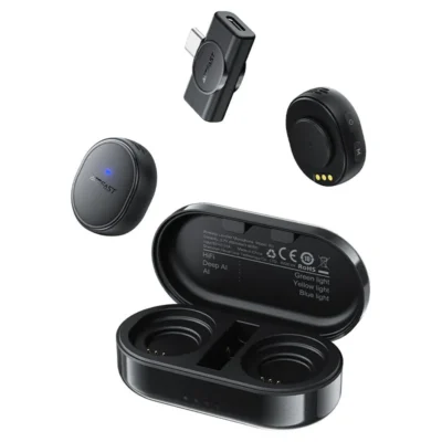 ACEFAST R3 wireless magnetic lavalier microphones