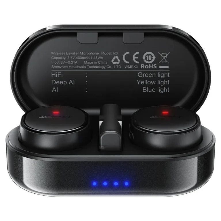 ACEFAST R3 wireless magnetic lavalier microphones