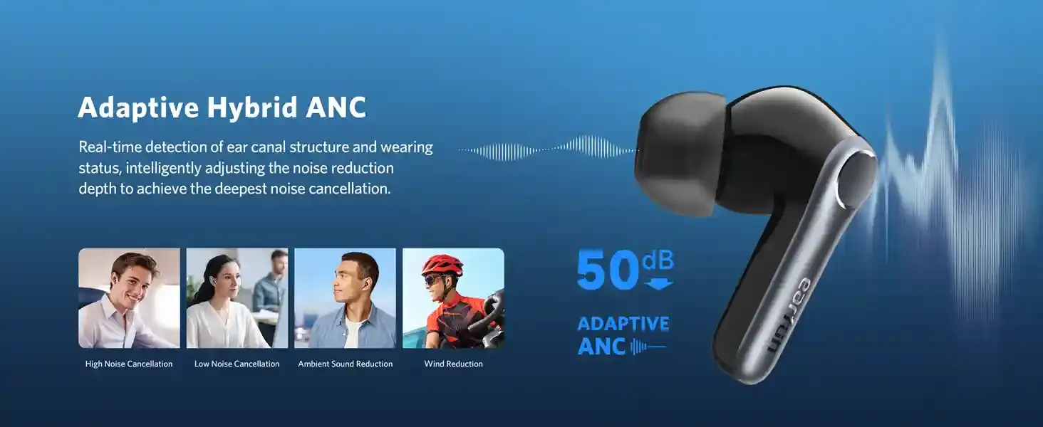 EarFun Air Pro 4 Plus Hi-Res Adaptive ANC Earbuds