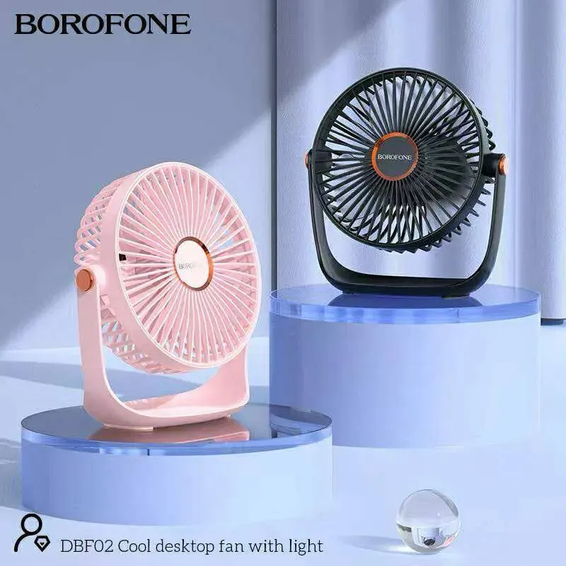 BOROFONE DBF02 Desktop Fan with Light