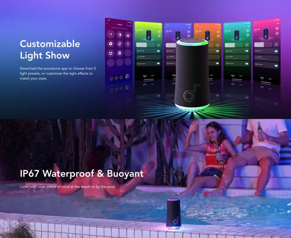 Anker Soundcore 30w Glow Portable Speaker Bangladesh