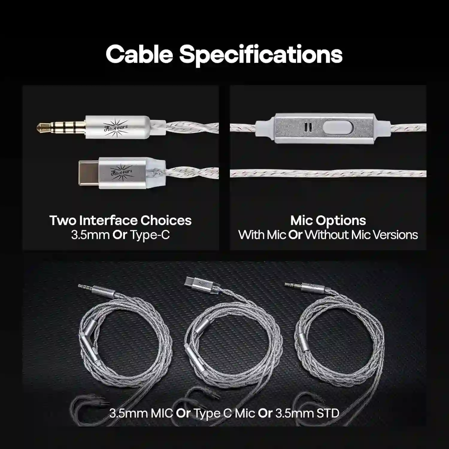 Kiwi Ears Belle 10mm DLC Dynamic Driver In Ear Monitor