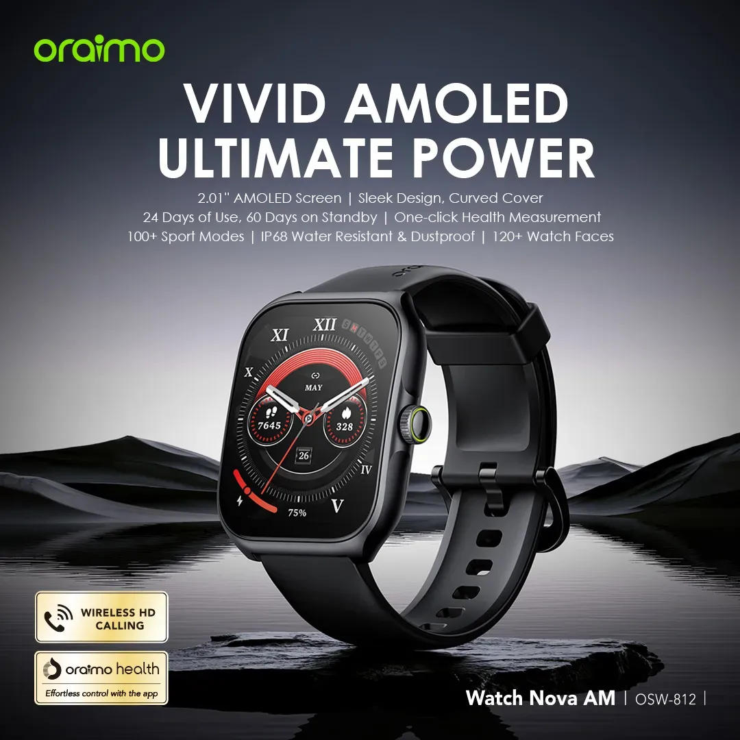 Oraimo Nova AM Smart Watch 