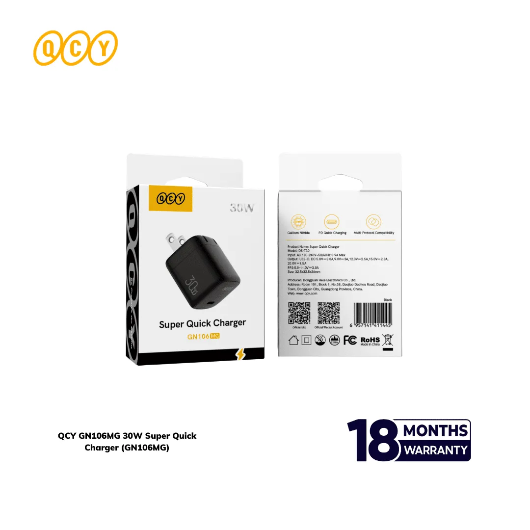 QCY 30W Super Quick Charger QCY 30W Super Quick Charger