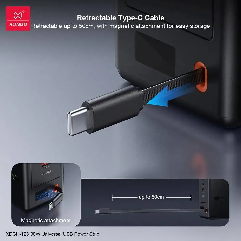 Xundd XDCH 123 30W Universal USB Power Strip 