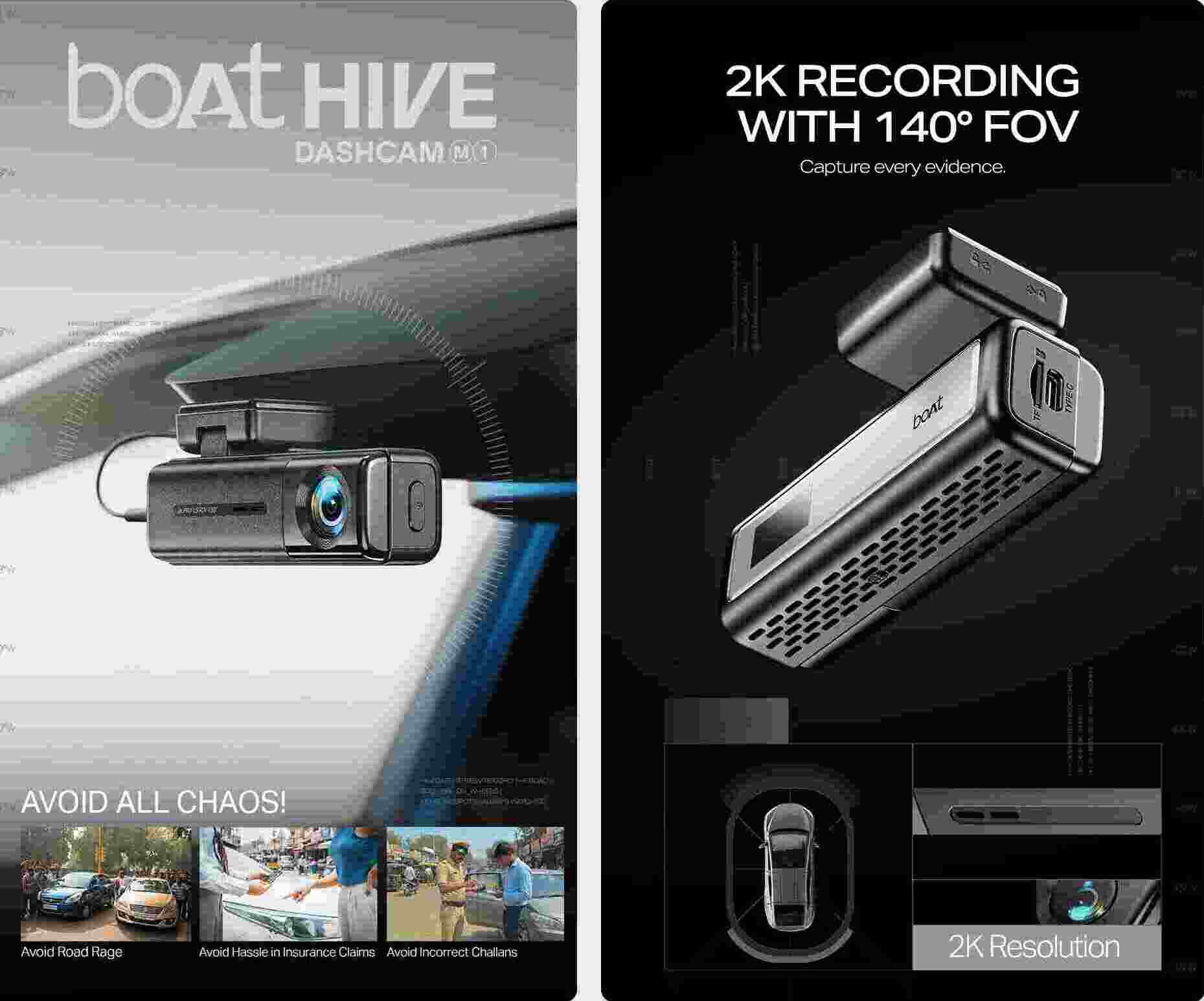 boAt HIVE Dashcam M1 Car Cemera In bd