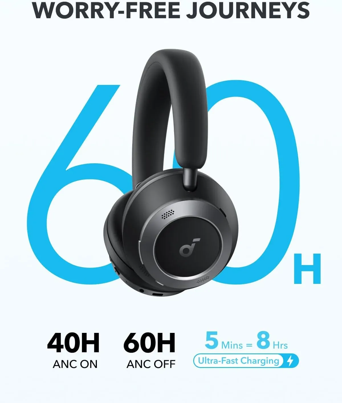Anker Soundcore Space One Pro Foldable Over-Ear Headphones